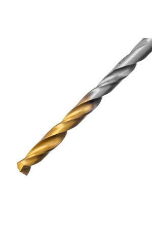 Сверло спиральное по металлу 3,2 x 65 мм, Р6М5, Golden Tip , 2шт. Denzel