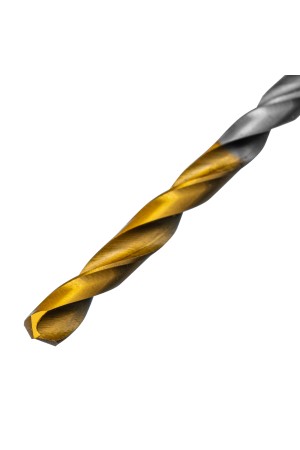 Сверло спиральное по металлу 3,5 x 70 мм, Р6М5, Golden Tip , 2шт. Denzel