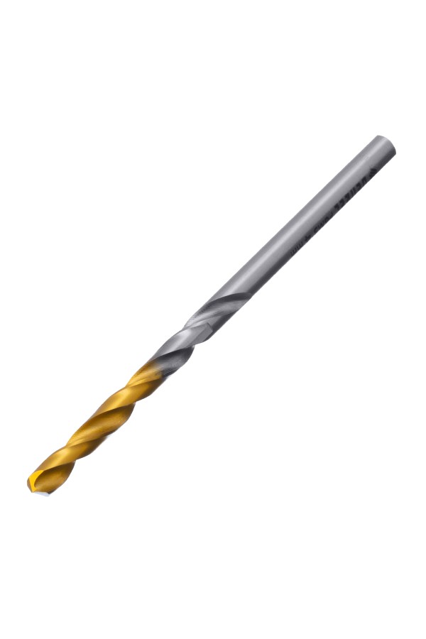 Сверло спиральное по металлу 4 x 75 мм, Р6М5, Golden Tip  Denzel