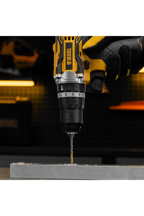 Сверло спиральное по металлу 4 x 75 мм, Р6М5, Golden Tip  Denzel