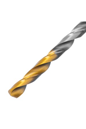 Сверло спиральное по металлу 4,5 x 80 мм, Р6М5, Golden Tip  Denzel