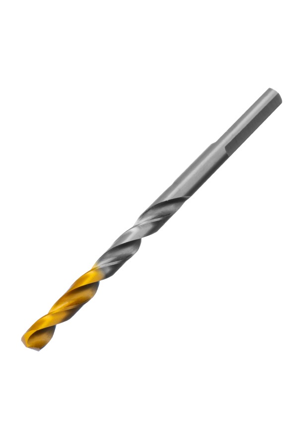 Сверло спиральное по металлу 5 x 86 мм, Р6М5, Golden Tip  Denzel