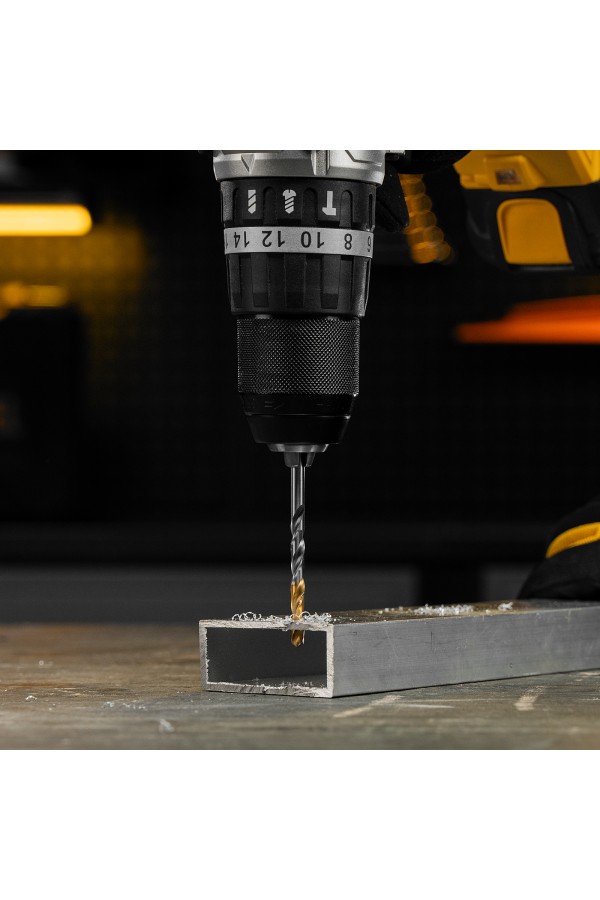 Сверло спиральное по металлу 5 x 86 мм, Р6М5, Golden Tip  Denzel