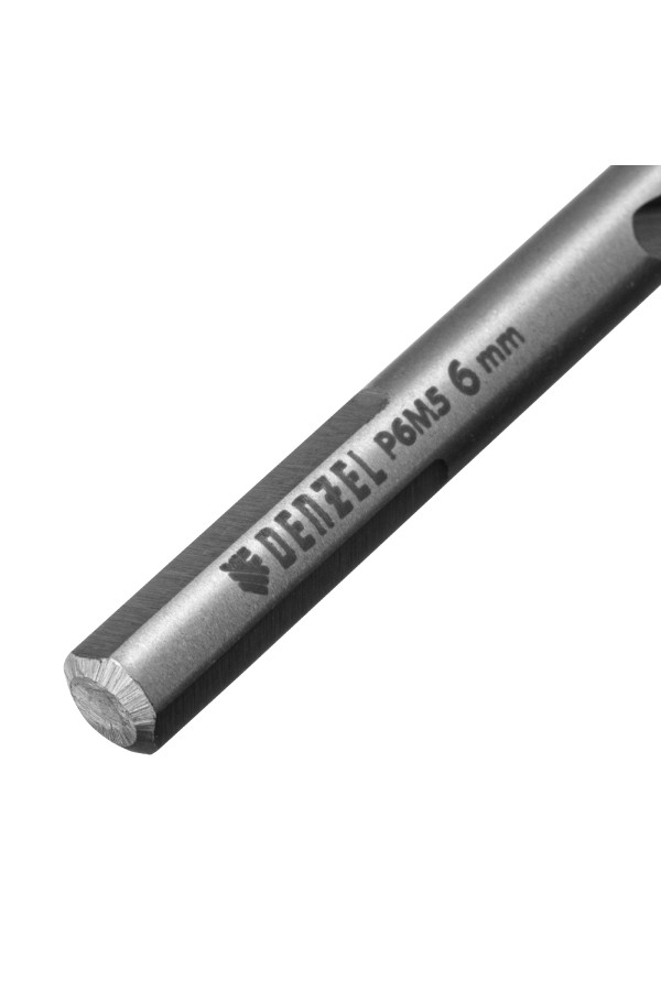 Сверло спиральное по металлу 6 x 93 мм, Р6М5, Golden Tip  Denzel
