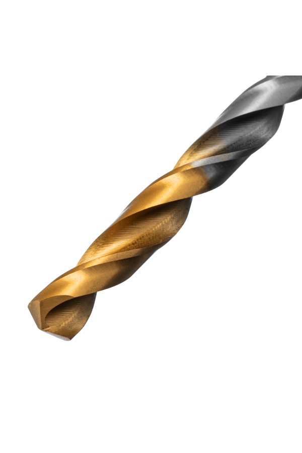 Сверло спиральное по металлу 6 x 93 мм, Р6М5, Golden Tip  Denzel