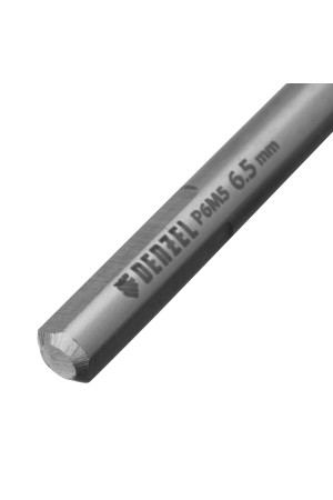 Сверло спиральное по металлу 6,5 x 100 мм, Р6М5, Golden Tip  Denzel