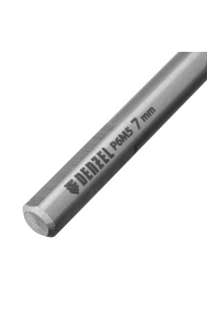 Сверло спиральное по металлу 7,0 x 109 мм, Р6М5, Golden Tip  Denzel