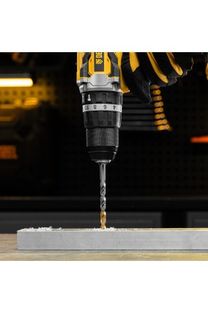 Сверло спиральное по металлу 7,0 x 109 мм, Р6М5, Golden Tip  Denzel