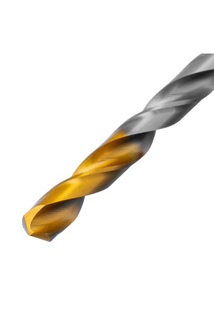 Сверло спиральное по металлу 7,0 x 109 мм, Р6М5, Golden Tip  Denzel