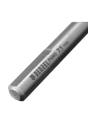 Сверло спиральное по металлу 7,5 x 109 мм, Р6М5, Golden Tip  Denzel