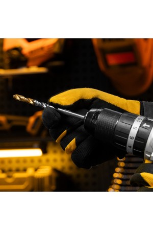 Сверло спиральное по металлу 7,5 x 109 мм, Р6М5, Golden Tip  Denzel