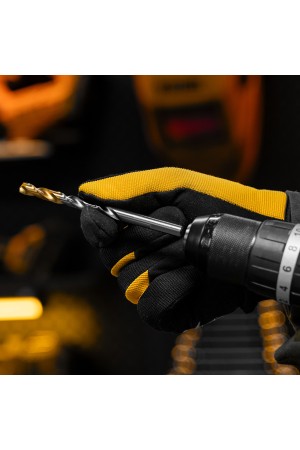 Сверло спиральное по металлу 8 x 117 мм, Р6М5, Golden Tip  Denzel