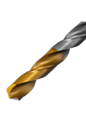 Сверло спиральное по металлу 9 x 125 мм, Р6М5, Golden Tip  Denzel