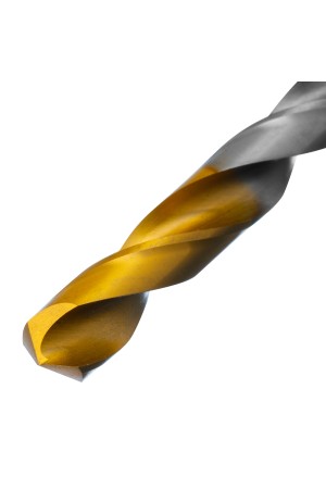 Сверло спиральное по металлу 10 x 133 мм, Р6М5, Golden Tip  Denzel