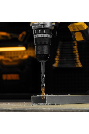 Сверло спиральное по металлу 10 x 133 мм, Р6М5, Golden Tip  Denzel