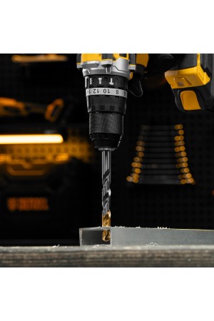 Сверло спиральное по металлу 11 x 142 мм, Р6М5, Golden Tip  Denzel