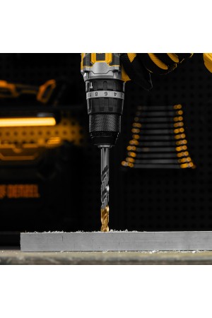 Сверло спиральное по металлу 11 x 142 мм, Р6М5, Golden Tip  Denzel