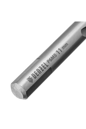 Сверло спиральное по металлу 11 x 142 мм, Р6М5, Golden Tip  Denzel