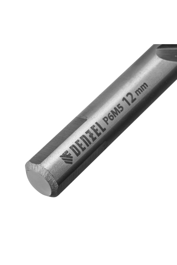 Сверло спиральное по металлу 12 x 151 мм, Р6М5, Golden Tip  Denzel