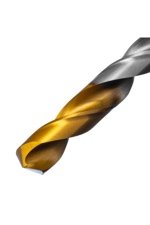 Сверло спиральное по металлу 12 x 151 мм, Р6М5, Golden Tip  Denzel