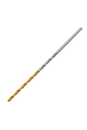 Сверло спиральное по металлу 2 х 86 мм Р6М5, Golden Tip, удлиненное, 2шт. Denzel