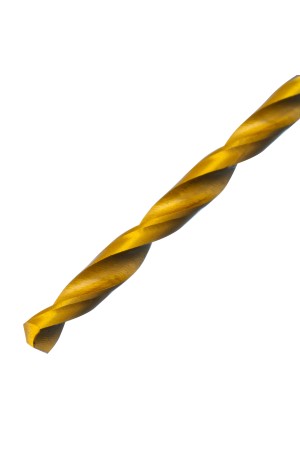 Сверло спиральное по металлу 2,5 х 95 мм Р6М5, Golden Tip, удлиненное, 2шт. Denzel