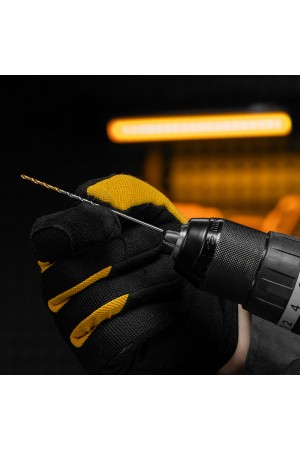 Сверло спиральное по металлу 2,5 х 95 мм Р6М5, Golden Tip, удлиненное, 2шт. Denzel