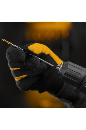 Сверло спиральное по металлу 3,5 х 112 мм, Р6М5, Golden Tip, удлиненное, 2шт. Denzel