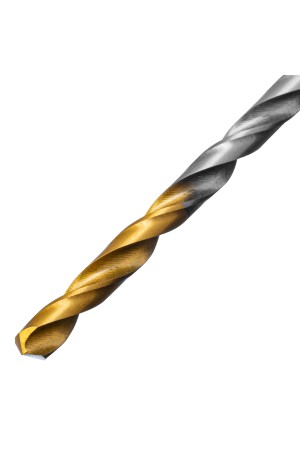 Сверло спиральное по металлу 4 х 119 мм, Р6М5, Golden Tip, удлиненное Denzel