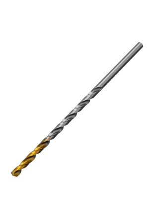 Сверло спиральное по металлу 4,5 х 126 мм, Р6М5, Golden Tip, удлиненное Denzel