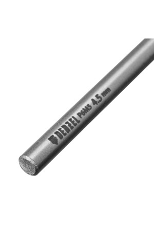 Сверло спиральное по металлу 4,5 х 126 мм, Р6М5, Golden Tip, удлиненное Denzel