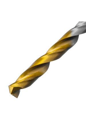 Сверло спиральное по металлу 4,5 х 126 мм, Р6М5, Golden Tip, удлиненное Denzel