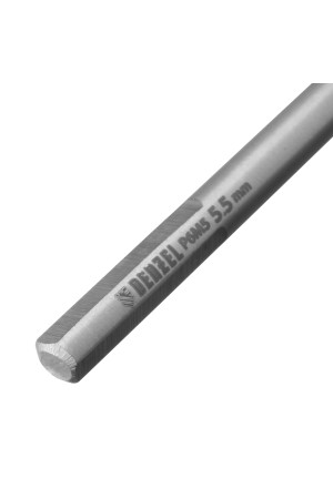 Сверло спиральное по металлу 5,5 х 139 мм, Р6М5, Golden Tip, удлиненное Denzel