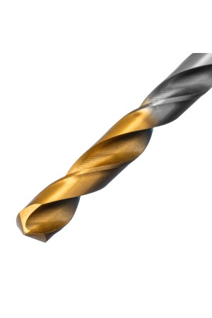 Сверло спиральное по металлу 6 х 139 мм, Р6М5, Golden Tip, удлиненное Denzel