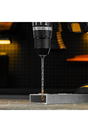 Сверло спиральное по металлу 6 х 139 мм, Р6М5, Golden Tip, удлиненное Denzel