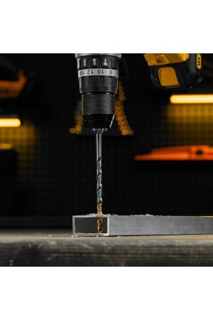 Сверло спиральное по металлу 6,5 х 148 мм, Р6М5, Golden Tip, удлиненное Denzel