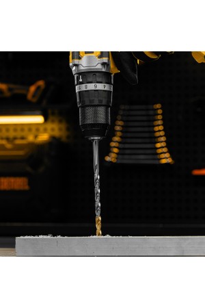 Сверло спиральное по металлу 7,0 х 156 мм, Р6М5, Golden Tip, удлиненное Denzel