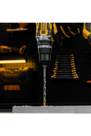 Сверло спиральное по металлу 8,5 х 165 мм, Р6М5, Golden Tip, удлиненное Denzel