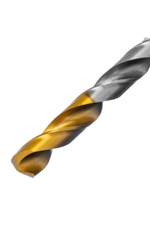 Сверло спиральное по металлу 8,5 х 165 мм, Р6М5, Golden Tip, удлиненное Denzel