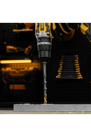 Сверло спиральное по металлу 9 х 175 мм, Р6М5, Golden Tip, удлиненное Denzel