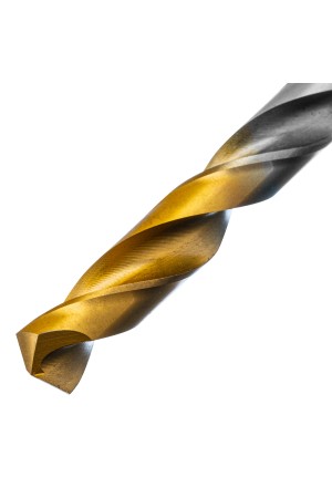 Сверло спиральное по металлу 9 х 175 мм, Р6М5, Golden Tip, удлиненное Denzel