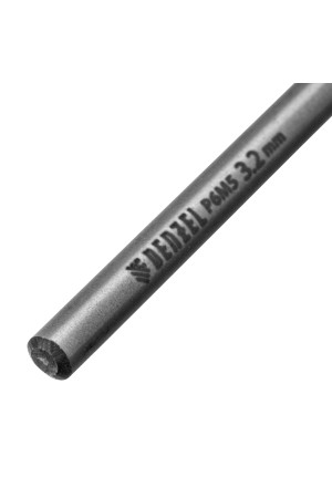 Сверло спиральное по металлу 3,2 x 65мм, Р6М5, Golden Tip, многогранная заточка, 2шт. Denzel