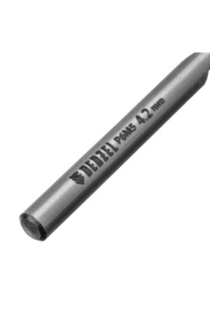 Сверло спиральное по металлу 4,2 x 75мм, Р6М5, Golden Tip, многогранная заточка Denzel