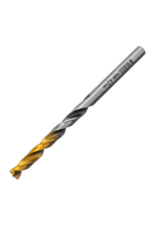 Сверло спиральное по металлу 4,2 x 75мм, Р6М5, Golden Tip, многогранная заточка Denzel