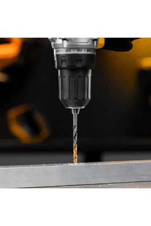 Сверло спиральное по металлу 5 x 86мм, Р6М5, Golden Tip, многогранная заточка Denzel