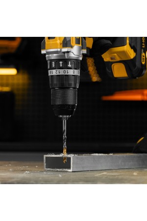 Сверло спиральное по металлу 5,5 x 93мм, Р6М5, Golden Tip, многогранная заточка Denzel