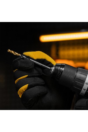 Сверло спиральное по металлу 5,5 x 93мм, Р6М5, Golden Tip, многогранная заточка Denzel