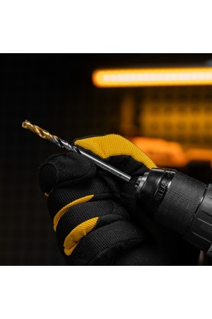 Сверло спиральное по металлу 6 x 93мм, Р6М5, Golden Tip, многогранная заточка Denzel