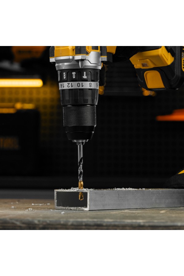 Сверло спиральное по металлу 6 x 93мм, Р6М5, Golden Tip, многогранная заточка Denzel