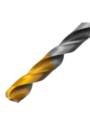 Сверло спиральное по металлу 7,0 x 109мм, Р6М5, Golden Tip, многогранная заточка Denzel
